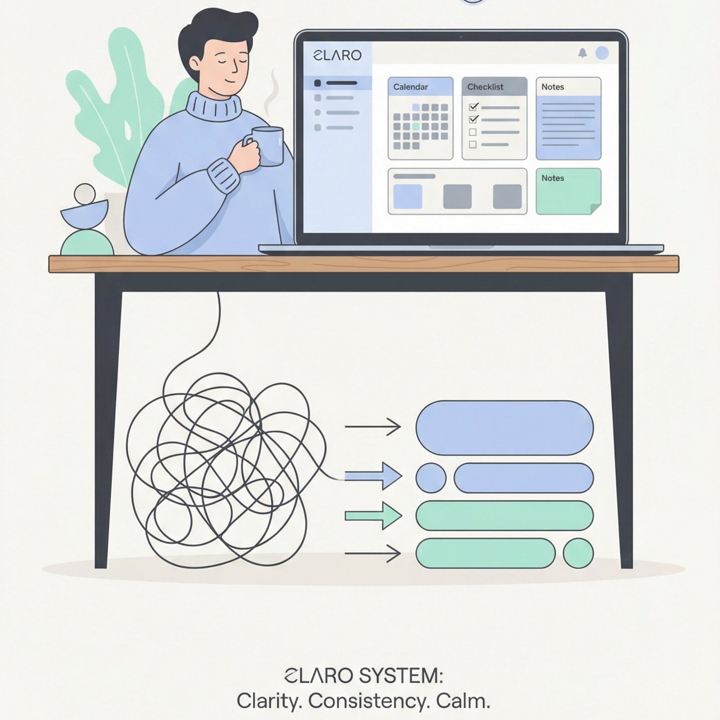 Finally stay consistent — without burnout, overwhelm, or overthinking - TheClaroSystem